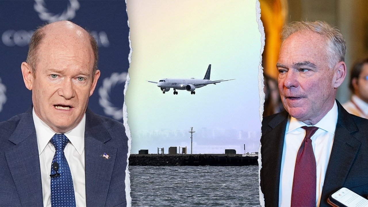 Die demokratischen Senatoren streiten darüber, warum Flugminister Duffy vor Thanksgiving Flüge und Flugverkehr reduziert.