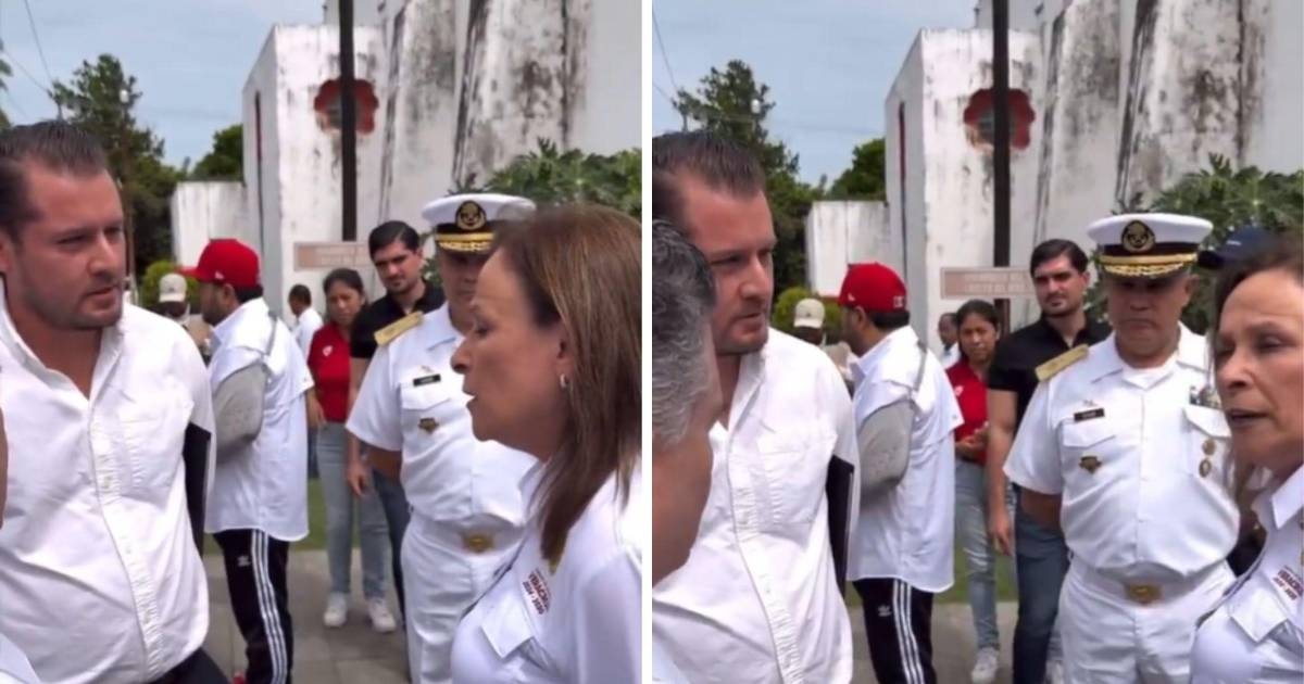A governadora Rocío Nahle viraliza ao repreender um funcionário em público: 'Você não pode assinar por ninguém' (VÍDEO)