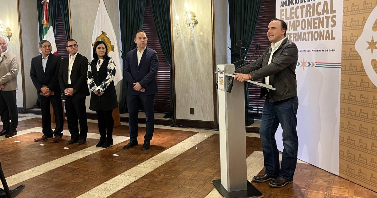 Torreón: Electrical Components International 600 milyon peso yatırım yapacak ve 1.200 iş yaratacak