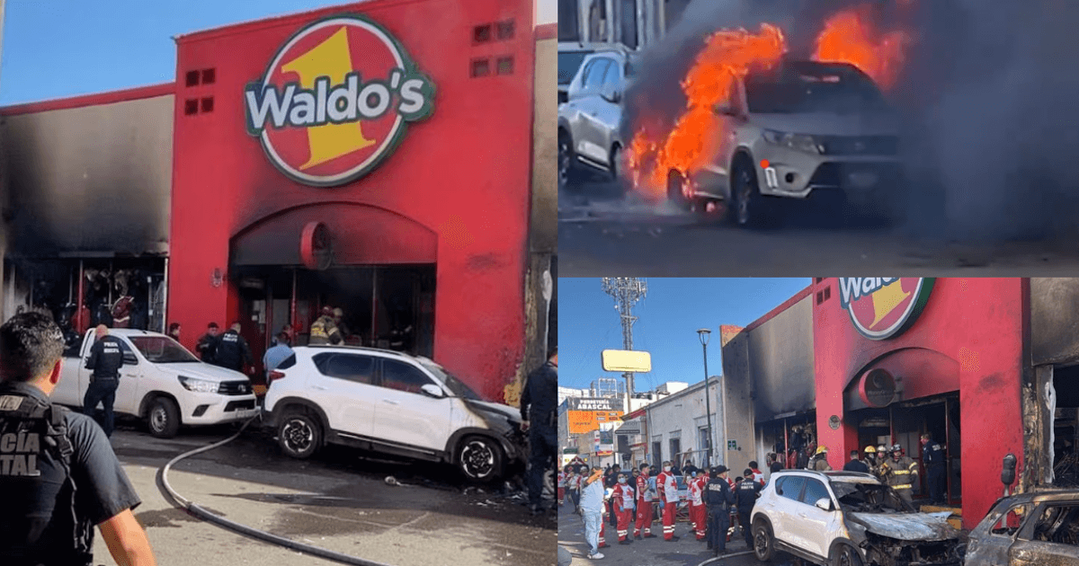 Explosion sets Waldo's store ablaze, causing injuries and deaths in Hermosillo, Sonora