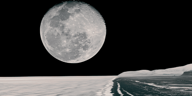 Ecco come la Luna influenza il movimento delle onde oceaniche, secondo gli scienziati.