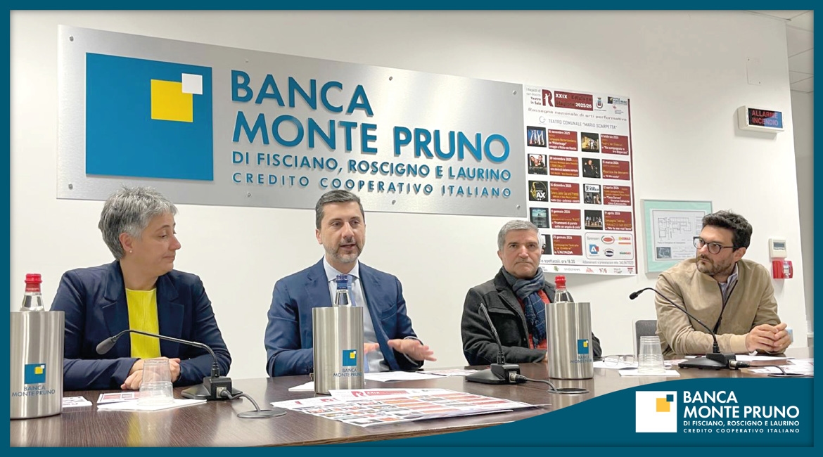 Banca Monte Pruno ondersteunt de vereniging "I Ragazzi di San Rocco" en "Teatro in Sala"