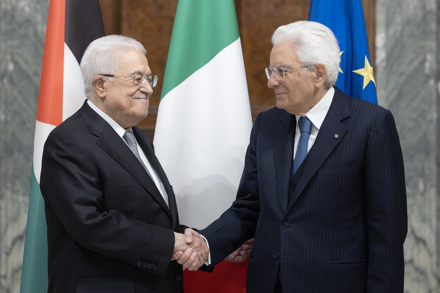 Abou Mazen à Mattarella : « Israël doit reconnaître la Palestine, les crimes contre notre peuple non armé continuent. »