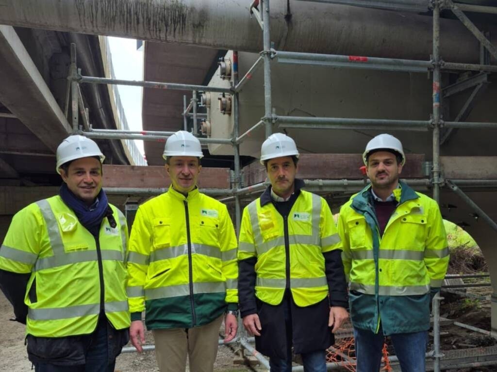 Ведано Олона - Ликата и Астути на строительной площадке виадука Ведано: «Работы завершатся 15 ноября» - - Новости Варезе